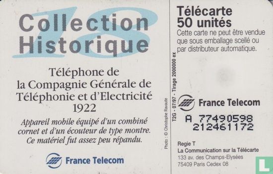 Téléphone de la Compagnie Générale de Téléphonie et d'Electricité  - Bild 2