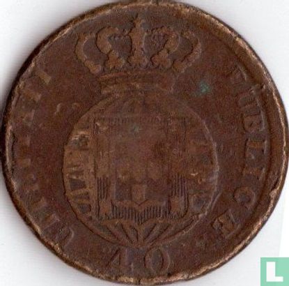 Portugal 40 réis 1823 (type 1) - Afbeelding 2