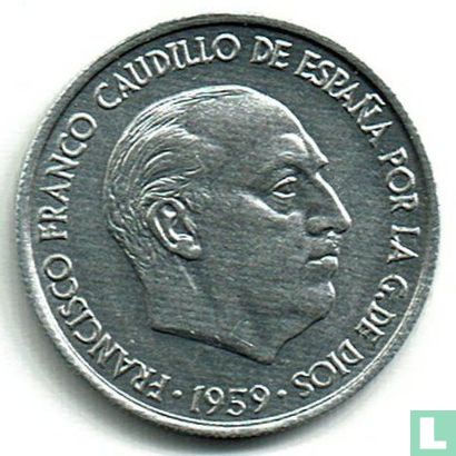 Spanien 10 Centimo 1959 - Bild 1