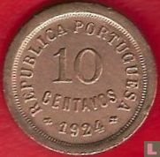 Portugal 10 centavos 1924 - Afbeelding 1