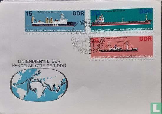 Seagoing vessels of the GDR