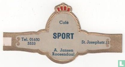Café Sport A. Jansen Roosendaal - Tel. 016505533 - St. Josephstr. 11 - Image 1
