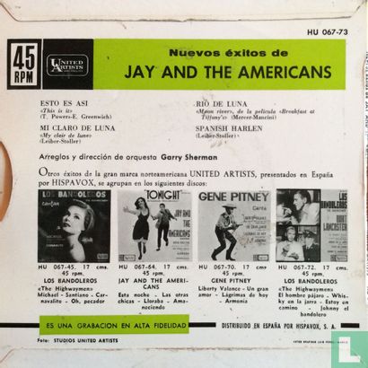 Nuevos exitos de Jay & The Amerivans - Image 2