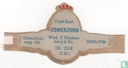 Café-Rest. Zomerzorg Wed. F. Klinkenberg & Zn. De Zilk (Z.H.) - Zilkerduinweg 325 - 02520-5784 - Image 1