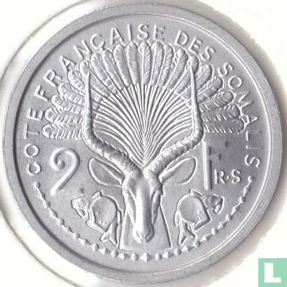 French Somaliland 2 francs 1965 - Image 2