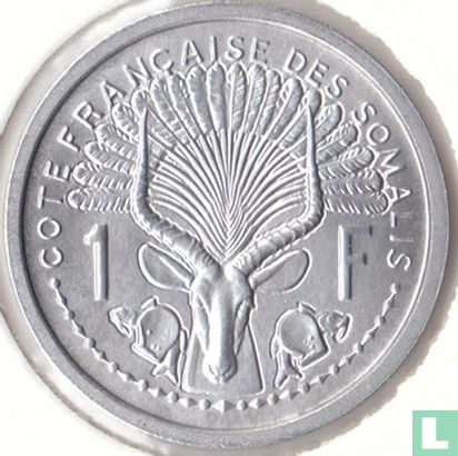Côte française des Somalis 1 franc 1965 - Image 2