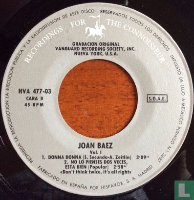 Regresaremos - Joan Baez Vol. 1 - Afbeelding 4