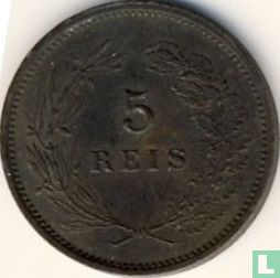 Portugal 5 réis 1891 - Afbeelding 2