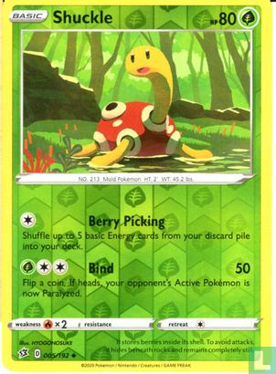 Shuckle (reversed holo) - Afbeelding 1