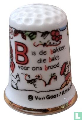 Alfabet Van Goor Amsterdam B - Afbeelding 1