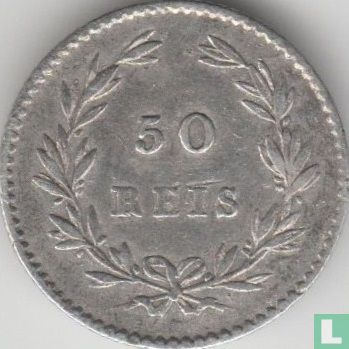 Portugal 50 Réis 1861 - Bild 2