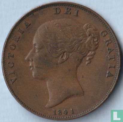 United Kingdom 1 penny 1841 (type 1) - Image 1