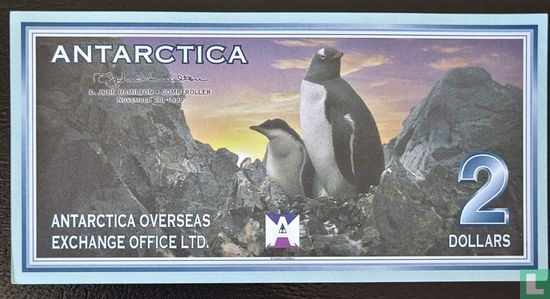 Antartica 2 dollar 1999  - Afbeelding 1