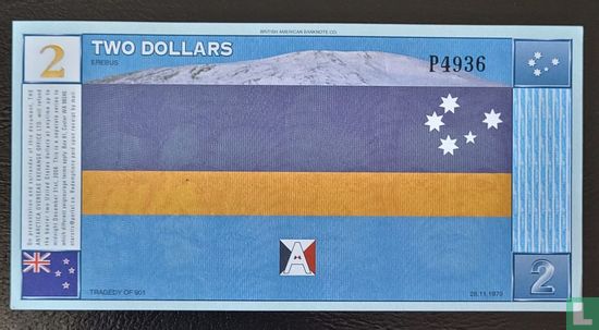 Antartica 2 dollar 1999  - Afbeelding 2