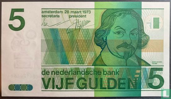 Nederland 5 Gulden (PL23.c2) - Afbeelding 1