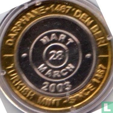 Turkije 1.000.000 lira 2003 (type 3) "535 years Istanbul Mint" - Afbeelding 1