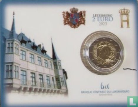 Luxembourg 2 euro 2023 (coincard) "25th anniversary Admission of Grand Duke Henri as a member of the International Olympic Committee" - Image 1