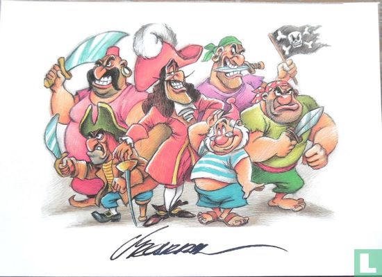 Peter Pan Villains: Captain Hook, Mr. Smee and the pirates - Image 1