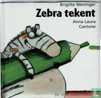 Zebra tekent - Afbeelding 1