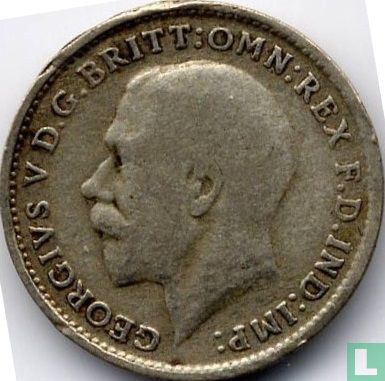 Verenigd Koninkrijk 3 pence 1920 (Ag 500‰) - Afbeelding 2