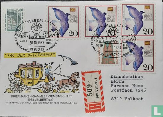 Marque-lettres sammler gemeinschaft 1938 Velbert