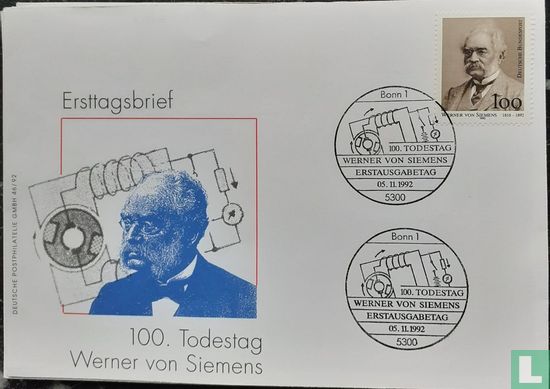 Anniversaire de la mort de Werner von Siemens