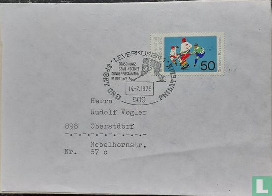Sport and Philately Special Postal Research Group.