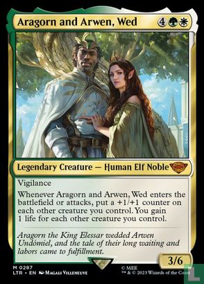 Aragorn and Arwen, Wed - Image 1