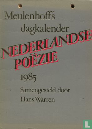 Nederlandse poëzie 1985 - Afbeelding 1