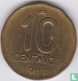 Argentinië 10 centavos 1987 - Afbeelding 1