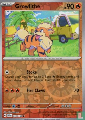Growlithe (reversed holo) - Image 1