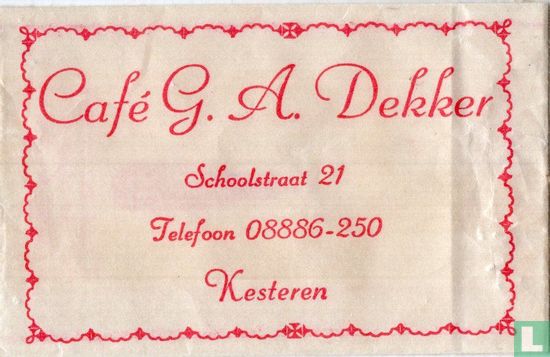 Café G.A. Dekker - Image 1