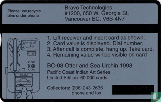 BC CashCard - The Otter & The Sea Urchin - Bild 2
