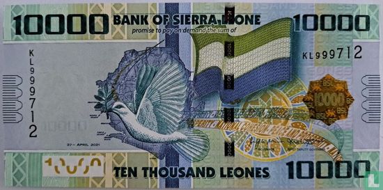 Sierra Leone 10000 Leones  - Afbeelding 1