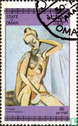 Picasso Sitzende nackte Frau