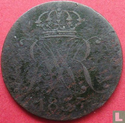 Hannover 1 pfennig 1833 (B) - Afbeelding 1