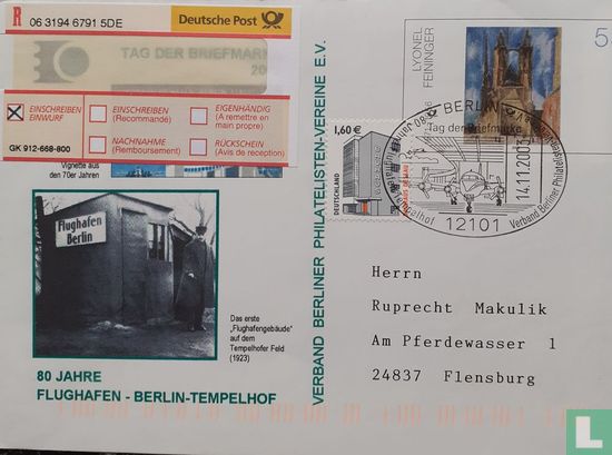 Quatre-vingts ans de l'aéroport de Tempelhofberlin