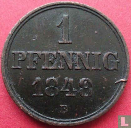 Hannover 1 pfennig 1848 (B) - Afbeelding 1