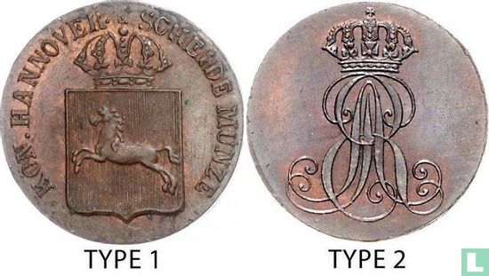 Hannover 1 pfennig 1837 (B) - Afbeelding 3