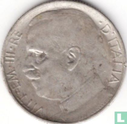 Italië 50 centesimi 1924 (geribbelde rand) - Afbeelding 2