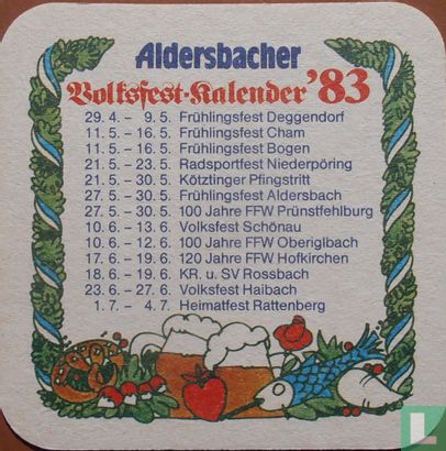 Volksfest kalender 83 - Image 1