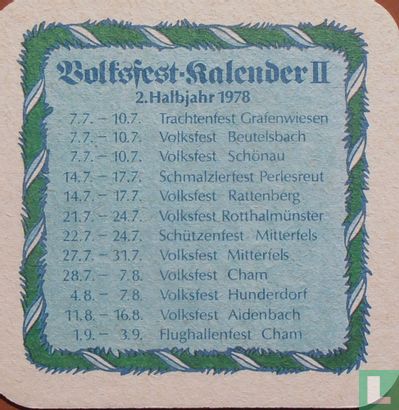 Volksfestkalender II (9,3 cm) - Bild 1