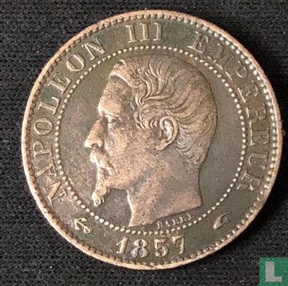 Frankrijk 5 centimes 1857 (A) - Afbeelding 1