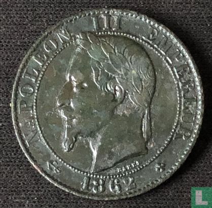Frankrijk 5 centimes 1862 (BB) - Afbeelding 1