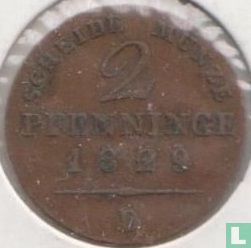 Prussia 2 pfenninge 1829 - Image 1