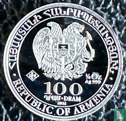 Armenia 100 dram 2022 (silver) "Noah's Ark" - Image 1