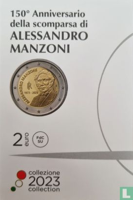 Italien 2 Euro 2023 (Coincard) "150th anniversary Death of Alessandro Manzoni" - Bild 3