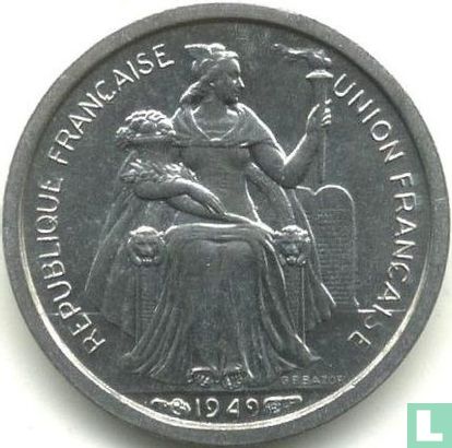 Etablissements français de l'Océanie 50 centimes 1949 - Image 1
