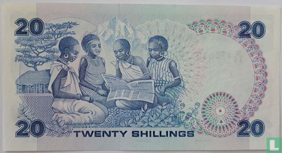Kenia 20 Shillings - Afbeelding 2