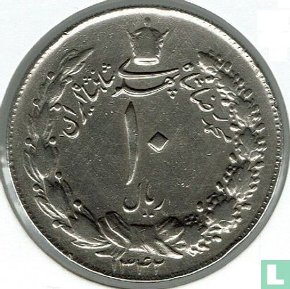 Iran 10 rials 1963 (SH1342) - Afbeelding 1